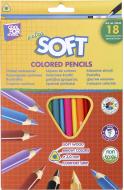 Олівці кольорові Extra Soft 18 шт. CF15144 Cool For School