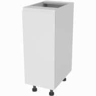 Тумба нижняя Влада (Н 30 левая) белый шелк/пепельный Світ Меблів