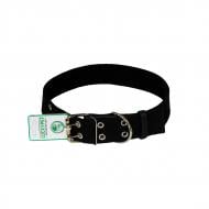 Ошейник Lucky Pet двойной брезент+кожа 4,5/67-83 черный