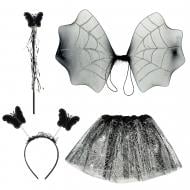 Костюм детский карнавальный Shantou юбка, крылья, обруч, волшебная палочка черный E2506-2