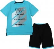 Костюм для мальчиков Фламинго р.104 бирюзовый-черный 868-417