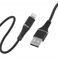 Кабель Promate PowerLine-Ai120 USB to Lightning MFi 2.4A 1.2 м 1,2 м черный (powerline-ai120.black) Кабель Promate PowerLine-Ai120 USB to Lightning MFi 2.4A 1.2 м 1,2 м черный (powerline-ai120.black)