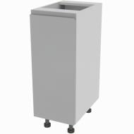 Тумба нижняя Влада (Н 30 левая) серый бархат/пепельный Світ Меблів