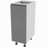 Тумба нижняя Влада (Н 30 правая) графит/пепельный Світ Меблів