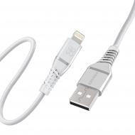 Кабель Promate PowerLine-Ai120 USB to Lightning MFi 2.4A 1.2 м 1,2 м белый (powerline-ai120.white)