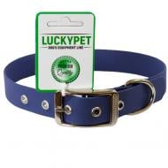 Ошейник Lucky Pet из водонепроницаемой ленты с металлической пряжкой 25/30-40 синий