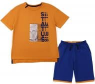 Костюм для мальчиков Фламинго р.116 горчичный-синий 868-417