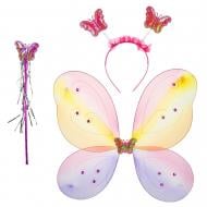 Костюм детский карнавальный Shantou бабочка, крылья, волшебная палочка, обруч в ассортименте E2513-2