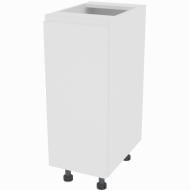 Тумба нижняя Влада (Н 30 правая) белый шелк/белый Світ Меблів Тумба нижняя Влада (Н 30 правая) белый шелк/белый Світ Меблів