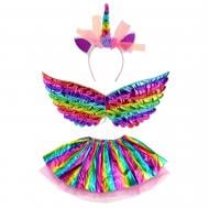 Костюм детский карнавальный Shantou единорог, обруч, крылья, юбка в ассортименте E2501-1