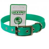 Ошейник Lucky Pet из водонепроницаемой ленты с металлической пряжкой 25/35-45 мятный