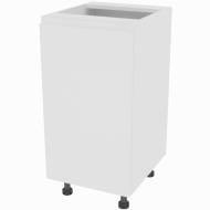 Тумба нижняя Влада (Н 40 левая) белый шелк/белый Світ Меблів