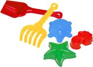 Набір ТехноК Лопатка грабельки Б 3 пасочки 2254