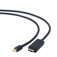 Кабель Cablexpert 1,8 м чорний (CC-mDP-HDMI-6) Mini DisplayPort-HDMI