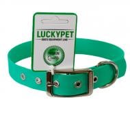 Нашийник Lucky Pet з водонепроникної стрічки з металевою пряжкою 25/40-50 м'ятний