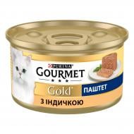 Консерва для котів Gourmet by Purina Gold паштет з індичкою 85 г