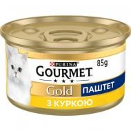 Консерва для котів Gourmet by Purina Gold паштет з куркою 85 г