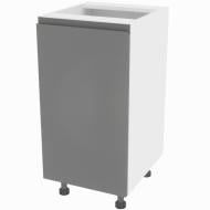 Тумба нижняя Влада (Н 40 левая) графит/белый Світ Меблів