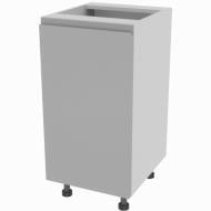 Тумба нижня Влада (Н 40 ліва) сірий оксамит/попелястий Світ Меблів