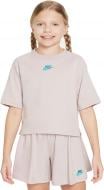 Футболка Nike G NSW SS TOP JSY LBR FN8589-019 р.S бежевый