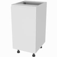 Тумба нижняя Влада (Н 40 левая) белый шелк/пепельный Світ Меблів