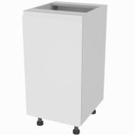 Тумба нижняя Влада (Н 40 правая) белый шелк/пепельный Світ Меблів