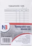 Товарний чек А6 папір самокопіювальний двошаровий 100 аркушів Nota Bene