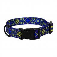 Ошейник Lucky Pet Вышиванка голубая капрон 16 мм/25-33 см/904