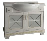 Тумба зі стільницею та умивальником Ваші Меблі Аква 90 біла