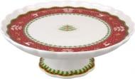 Блюдо для торта Lefard Різдвяна колекція 21,5 см 943-155 Блюдо для торта Lefard Різдвяна колекція 21,5 см 943-155