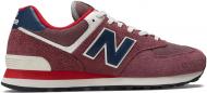 Кроссовки мужские New Balance U574 V2 U574RX2 р.43 красные