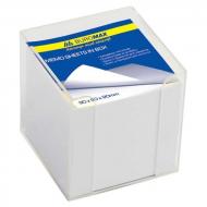 Бокс с белой бумагой 90х90х90 мм Buromax