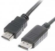 Кабель Viewcon DisplayPort – HDMI 1,8 м black (VC-HDMI-DP-1.8m)