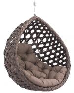 Кресло-кокон Генри 1-мест с подушкой без опоры (1040x780x1170) темно-мореный дуб