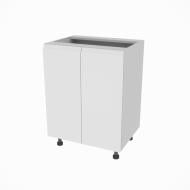 Тумба нижняя распашная Влада (Н 60) белый шелк/пепельный Світ Меблів