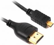 Кабель Viewcon HDMI – microHDMI 1,8 м black (VD 058 1,8м.)