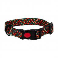Ошейник Lucky Pet Калейдоскоп капрон 16 мм/25-33 см/911