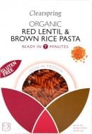 Макароны Clearspring Фузилли из красной чечевицы и коричневого риса органические без глютена 250 г