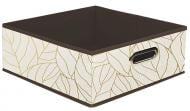 Короб для хранения Vivendi с принтом Golden leaf 150x300x300 мм