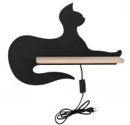 Светильник настенный Candellux CAT 1x5 Вт бежевый/черный 21-26002