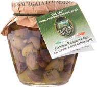 Оливки Frantoio di Sant'agata Таджаске без кісточок в олії екстра верджин 180 г