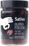 Оливки Sativa Каламата без косточек маринованные с тимьяном 350 г