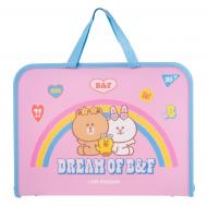 Папка-портфель FC на молнии Line Friends YES