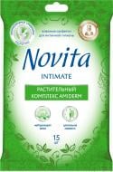 Вологі серветки для інтимної гігієни Novita Intimate Soft Amiderm 15 шт.