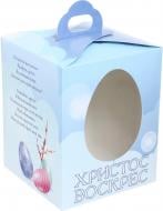 Коробка для пасхи голубая 150х150х185 мм 5 шт.