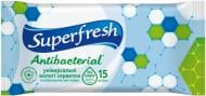 Влажные салфетки SuperFresh Antibacterial 15 шт.