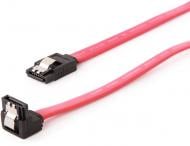 Кабель комп'ютерний внутрішній Cablexpert SATA 0,1 м червоний (CC-SATAM-DATA90-0.1M) угловий SATA III