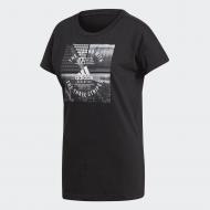 Футболка Adidas ATHLETIC VIBE W CV4580 р.XS черный