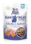 Лакомство Brit Raw Treat Kitten Freeze-dried с курицей и лососем 40 г