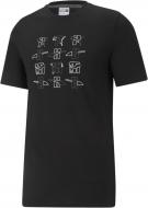 Футболка Puma ELEVATE Graphic Tee 53107401 р.M черный